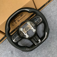 Load image into Gallery viewer, CZD auto parts carbon fiber steering wheel for Mitsubishi Lancer Evolution Evo 10 with black stitching