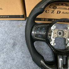 Load image into Gallery viewer, CZD auto parts carbon fiber steering wheel for Mitsubishi Lancer Evolution Evo 10 with black stitching