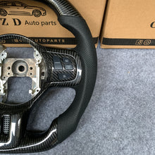 Load image into Gallery viewer, CZD auto parts carbon fiber steering wheel for Mitsubishi Lancer Evolution Evo 10 with black stitching