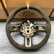Load image into Gallery viewer, CZD auto parts for Ford SHELBY GT350R GENUINE 2018-2021 carbon fiber steering wheel with full suede
