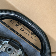 Load image into Gallery viewer, CZD auto parts carbon fiber steering wheel for Mitsubishi Lancer Evolution Evo 10 with black stitching