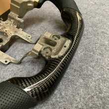 Load image into Gallery viewer, CZD auto parts carbon fiber steering wheel for Mitsubishi Lancer Evolution Evo 10 with flat top shape