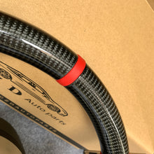 Load image into Gallery viewer, CZD auto parts for Mercedes Benz AMG A35 W177 GT C190 C43 W205 C63S W205 CLA35 C118 2019-2021 carbon fiber steering wheel with red smooth leather side