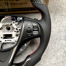 Load image into Gallery viewer, czd auto parts carbon fiber steering wheel for Acura TLX 2015-2021 with red stitch