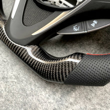 Load image into Gallery viewer, czd auto parts carbon fiber steering wheel for Acura TLX 2015-2021 with red stitch