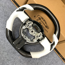 Load image into Gallery viewer, CZD auto parts carbon fiber steering wheel for Toyota 86 (GT86) 2012-2016 with white perforated leather