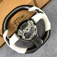 Load image into Gallery viewer, CZD auto parts carbon fiber steering wheel for Toyota 86 (GT86) 2012-2016 with white perforated leather