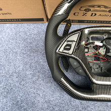 Load image into Gallery viewer, CZD autoparts for Chevrolet Corvette C7 2014-2019 carbon fiber steering wheel with led