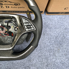 Load image into Gallery viewer, CZD autoparts for Chevrolet Corvette C7 2014-2019 carbon fiber steering wheel with led