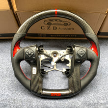 Load image into Gallery viewer, CZD Autoparts For Toyota Tundra 2013-2020 carbon fiber steering wheel gloss carbon fiber trim