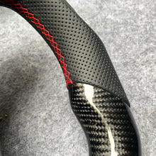 Load image into Gallery viewer, CZD auto parts for All Boxster models - 2013-2016 carbon fiber steering wheel with red stripe line