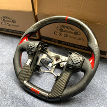 Load image into Gallery viewer, CZD Autoparts For Toyota Tundra 2013-2020 carbon fiber steering wheel gloss carbon fiber trim