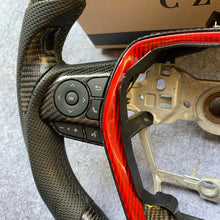 Load image into Gallery viewer, CZD Autoparts for Toyota 8th gen Camry se xse le xle 2018-2022 carbon fiber steering wheel gloss black carbon fiber top and bottom