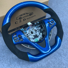 Load image into Gallery viewer, czd auto parts carbon fiber steering wheel for Acura TLX 2015-2021 with blue carbon fiber