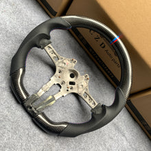 Load image into Gallery viewer, CZD Autoparts For BMW X5 M F85 X6 M F86 carbon fiber steering wheel gloss carbon fiber top&amp;bottom
