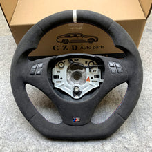 Load image into Gallery viewer, CZD auto parts for  BMW M3 E90 E92 E93 2008-2013 carbon fiber steering wheel with full black alcantara
