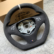 Load image into Gallery viewer, CZD auto parts for  BMW M3 E90 E92 E93 2008-2013 carbon fiber steering wheel with full black alcantara