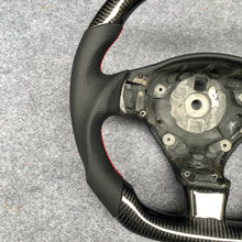 Load image into Gallery viewer, CZD auto parts carbon fiber steering wheel for Maserati Quattroporte 2005-2020 with red stitching