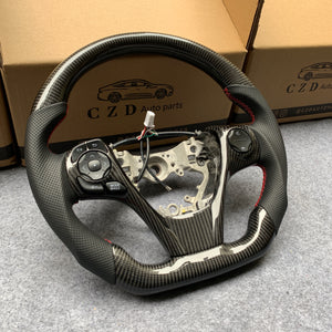 czd auto parts carbon fiber steering wheel for Toyota Camry with 3spoke 2012-2014 with gloss black carbon fiber
