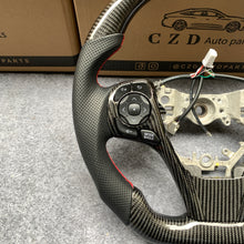 Load image into Gallery viewer, czd auto parts carbon fiber steering wheel for Toyota Camry with 3spoke 2012-2014 with gloss black carbon fiber
