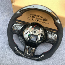 Load image into Gallery viewer, CZD auto parts carbon fiber steering wheel for Mitsubishi Lancer Evolution Evo 10 with forged carbon fiber