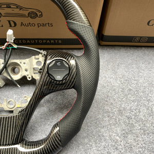 czd auto parts carbon fiber steering wheel for Toyota Camry with 3spoke 2012-2014 with gloss black carbon fiber