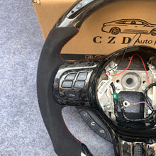 Load image into Gallery viewer, CZD auto parts carbon fiber steering wheel for Mitsubishi Lancer Evolution Evo 10 with forged carbon fiber