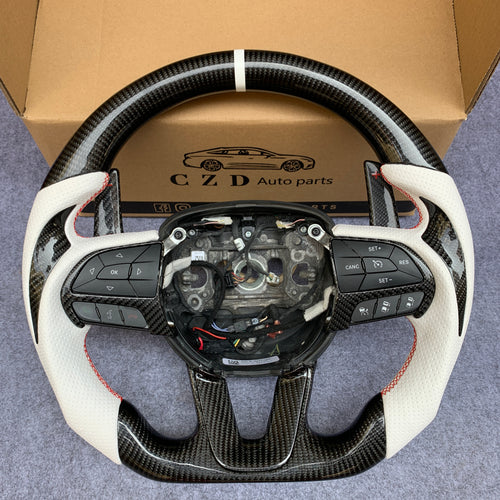 czd auto parts carbon fiber steering wheel for Dodge Durango 2018-2021