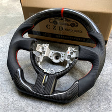 Load image into Gallery viewer, czd auto parts carbon fiber steering wheel for Toyota BRZ 2012-2016 with black perforated leather