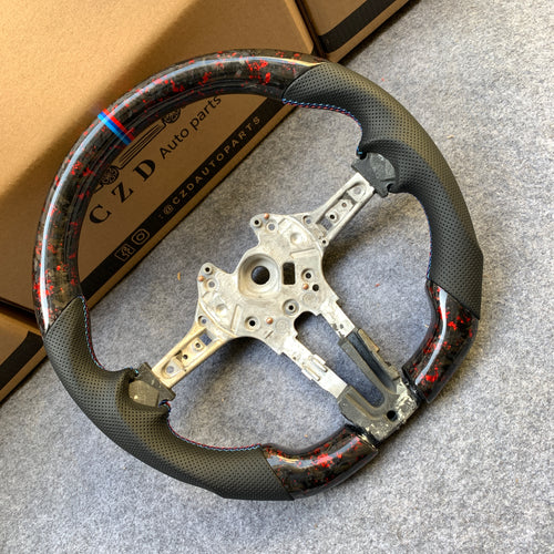 CZD Autoparts for BMW M5 F10 M6 F12 F13 carbon fiber steering wheel without center trim