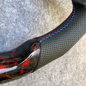 CZD Autoparts for BMW M5 F10 M6 F12 F13 carbon fiber steering wheel without center trim