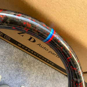 CZD Autoparts for BMW M5 F10 M6 F12 F13 carbon fiber steering wheel without center trim