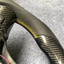 Load image into Gallery viewer, CZD autoparts for  Chevrolet Corvette C6 Z06 C6 2005-2013 carbon fiber steering wheel with yellow stripe line