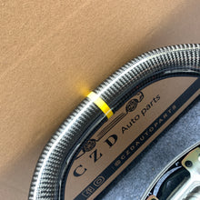 Load image into Gallery viewer, CZD autoparts for  Chevrolet Corvette C6 Z06 C6 2005-2013 carbon fiber steering wheel with yellow stripe line