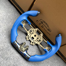 Load image into Gallery viewer, CZD auto parts for Ford SHELBY GT350 2015-2017 carbon fiber steering wheel with F1 style blue flakes