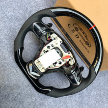 Load image into Gallery viewer, CZD autoparts for  Chevrolet Corvette C6 Z06 C6 2005-2013 carbon fiber steering wheel with  piano black