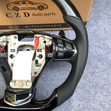 Load image into Gallery viewer, CZD autoparts for  Chevrolet Corvette C6 Z06 C6 2005-2013 carbon fiber steering wheel with  piano black