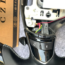 Load image into Gallery viewer, CZD autoparts for  Chevrolet Corvette C6 Z06 C6 2005-2013 carbon fiber steering wheel with  piano black