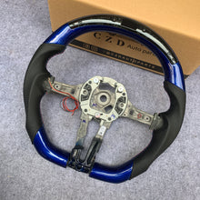 Load image into Gallery viewer, CZD Autoparts for BMW M1 M2 M3 M4 F80 F82 F83 carbon fiber steering wheel perforated leather sides