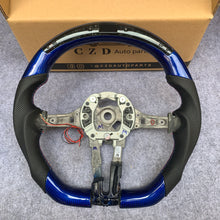 Load image into Gallery viewer, CZD Autoparts for BMW M1 M2 M3 M4 F80 F82 F83 carbon fiber steering wheel black perforated leather