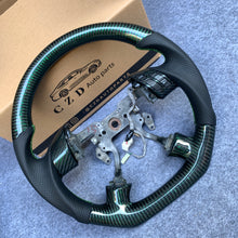 Load image into Gallery viewer, CZD autoparts for Honda Accord UC1 UC3 CM5 CM6 carbon fiber steering wheel with green wire carbon fiber