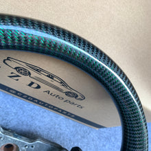 Load image into Gallery viewer, CZD autoparts for Honda Accord UC1 UC3 CM5 CM6 carbon fiber steering wheel with green wire carbon fiber
