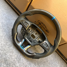 Load image into Gallery viewer, CZD auto parts for Ford C-MAX (Grand C-Max) 2015-2020 carbon fiber steering wheel with blue RS logo