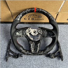 Load image into Gallery viewer, CZD auto parts for Nissan GTR R50 2017-2022 carbon fiber steering wheel with forged paddle shifter