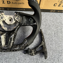 Load image into Gallery viewer, CZD auto parts for Nissan GTR R50 2017-2022 carbon fiber steering wheel with forged paddle shifter