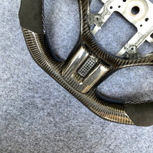 Load image into Gallery viewer, CZD auto parts carbon fiber steering wheel for Mitsubishi Lancer Evolution Evo 10 with white stripe