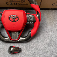Load image into Gallery viewer, czd-autoparts fit for Toyota 8th gen Camry se xse le xle 2018-2022 carbon fiber steering wheel