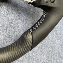 Load image into Gallery viewer, 2018-2023 Ford Mustang/SHELBY GT350 carbon fiber steering wheel from czd smooth leather