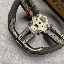 Load image into Gallery viewer, CZD auto parts carbon fiber steering wheel for Ford Mustang 2010-2014 with alcantara