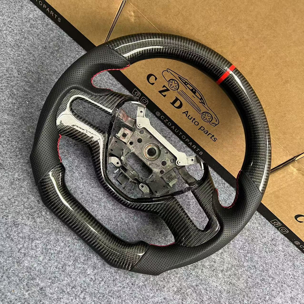 czd auto parts carbon fiber steering wheel for Honda civic 2006-2008 with gloss carbon fiber